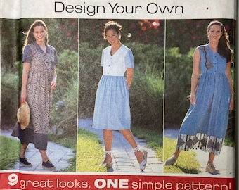Simplicity 7577 Women's Sewing Pattern Dress 14 - 18 UNCUT