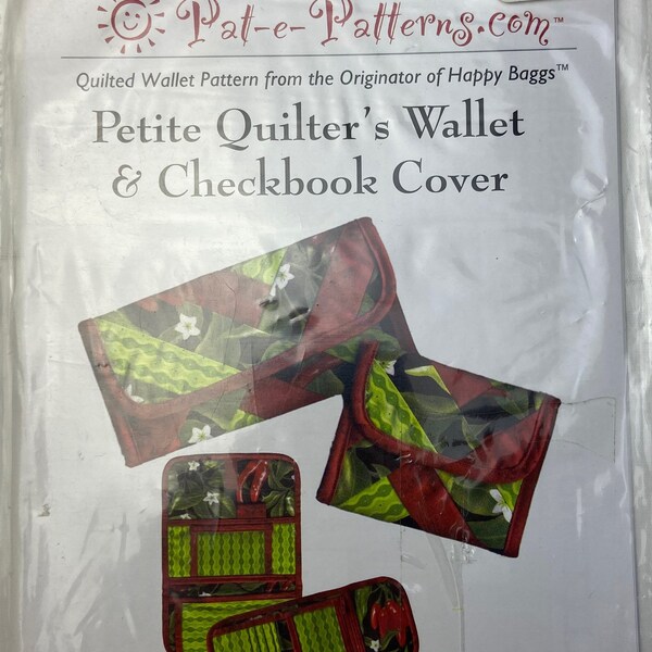 Checkbook Cover Pattern Etsy