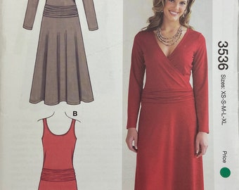 セット販売 Women's Dress Patterns Kwik Sew 3536 Women's Sewing Pattern Dresses XS - XL UNCUT - Etsy