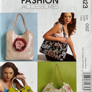 McCall's 5823 Craft-tassen met naaipatroon, ONBESNEDEN