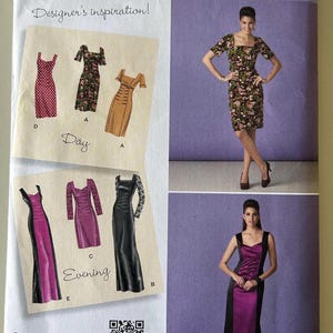 Simplicity 1778 Women&#39;s Sewing Pattern Dress Two Lengths Bodice Sleeve Variations 6 - 14 UNCUT