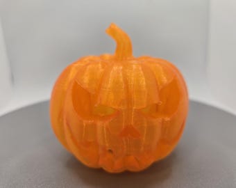 Made to Order Translucent Jack-O'-Lantern Decoration.  Choose your own color!
