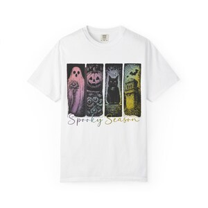 Spooky Season T-Shirt, Unisex Halloween Tee, Ghosts & Ghouls Shirt, Fall Fashion Top, Halloween Party Wear, Perfect for Trick or Treat