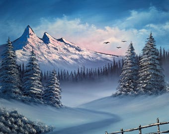 Whispers of Winter - Original Oil Painting 20x24"