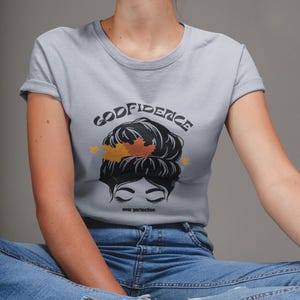 Confident Women&#39;s Triblend Tee | Godfidence Over Perfection, Positive Statement Shirt