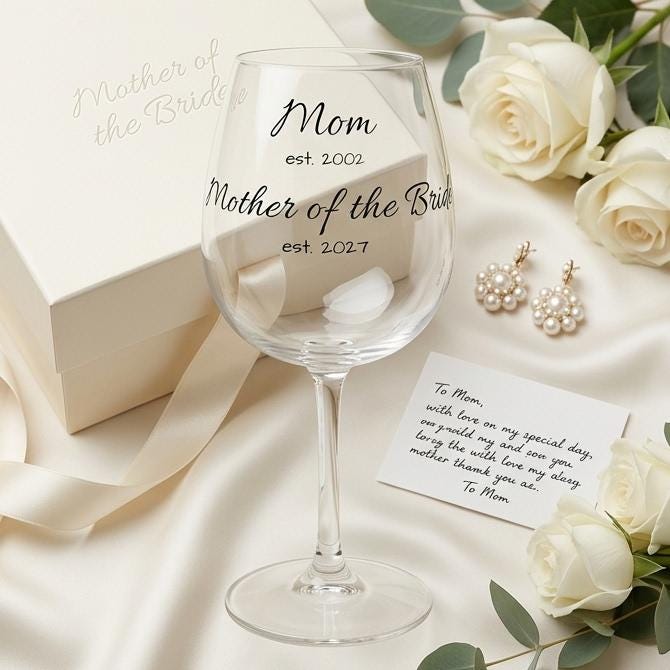 Personalized Stemmed Wine Glass