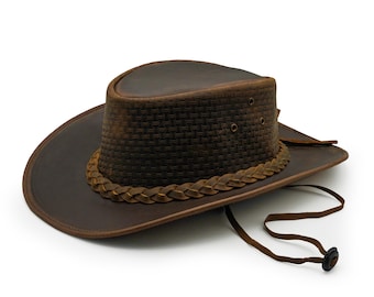 Cowboy Hat Handmade Leather | Western Rancher