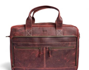 Laptop Bag Full Grain Leather
