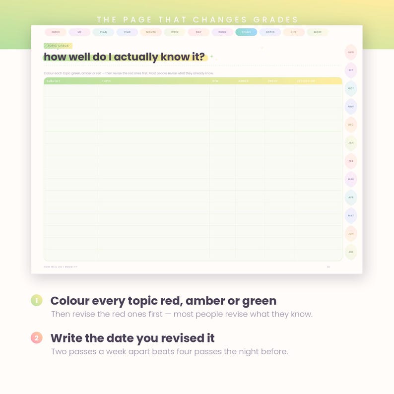 Student Planner 2026 2027 Digital Goodnotes Ipad, Undated Academic ...