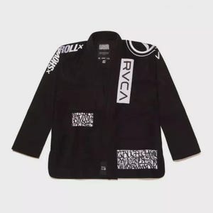 Shoyoroll x RVCA Batch 105 BJJ Gi Kimono | Black Jiu Jitsu Uniform with Bag | Limited Edition Gi | Absolute King Brazilian Jiu Jitsu Uniform
