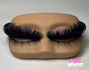 Baby Doll | Top & Bottom Custom Strip Lashes 20-12MM D CURL