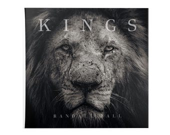 KINGS - Libro di fotografia naturalistica d'arte / Ritratti di leoni africani / di Randall Ball