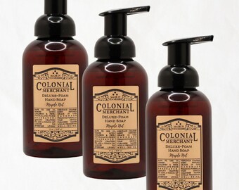 Maple Nut Foaming Hand Soap 3-Pack: Cozy Fall Scent, Non-Toxic