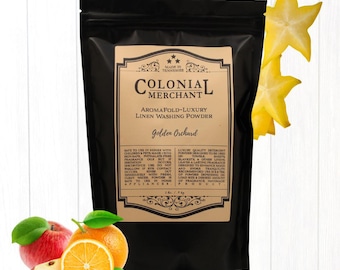 Golden Orchard Laundry Powder: Apple, Oak & Spice Scent - 2 lb Bag