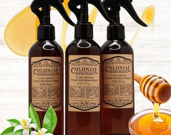 Wild Honey Room Spray 3-Pack: Orange Blossom, Amber, Pet-Safe
