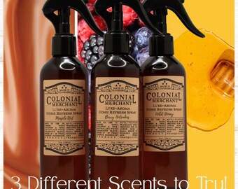 Gourmand Room Spray Gift Set: Maple Nut, Berry Hotcakes, Wild Honey