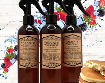 Berry Hotcakes Room Spray 3-Pack: Berries, Vanilla & Maple - Non-Toxic