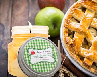 Apple Preserves Scented Gel Candle – 8oz Jar | Long-Lasting Burn | Hand-Poured in USA