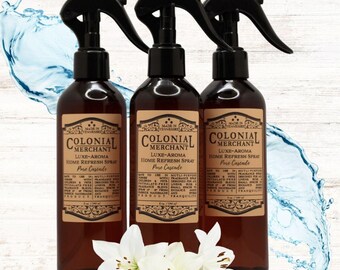 Bergamot Lily Musk Room Spray: Handcrafted Non-Toxic Fine Mist