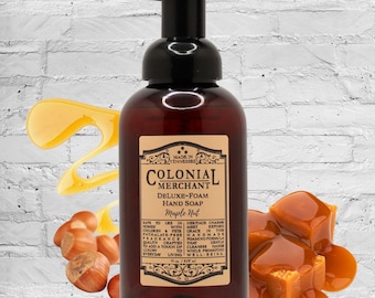 Maple Nut Foaming Hand Soap: Colonial Merchant Fall Scent - 12oz