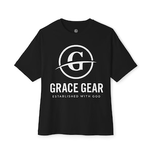 Camiseta grande Grace Gear (estampa branca)