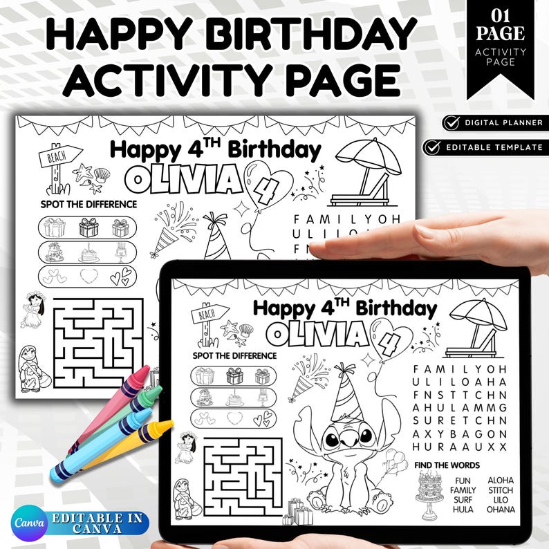 activity placemat
coloring placemat
stitch birthday
party activity sheet
stitch coloring page
birthday activity
custom party favor
kids activity mat
editable template
goody bag printable
birthday party game
kids party games
table mat