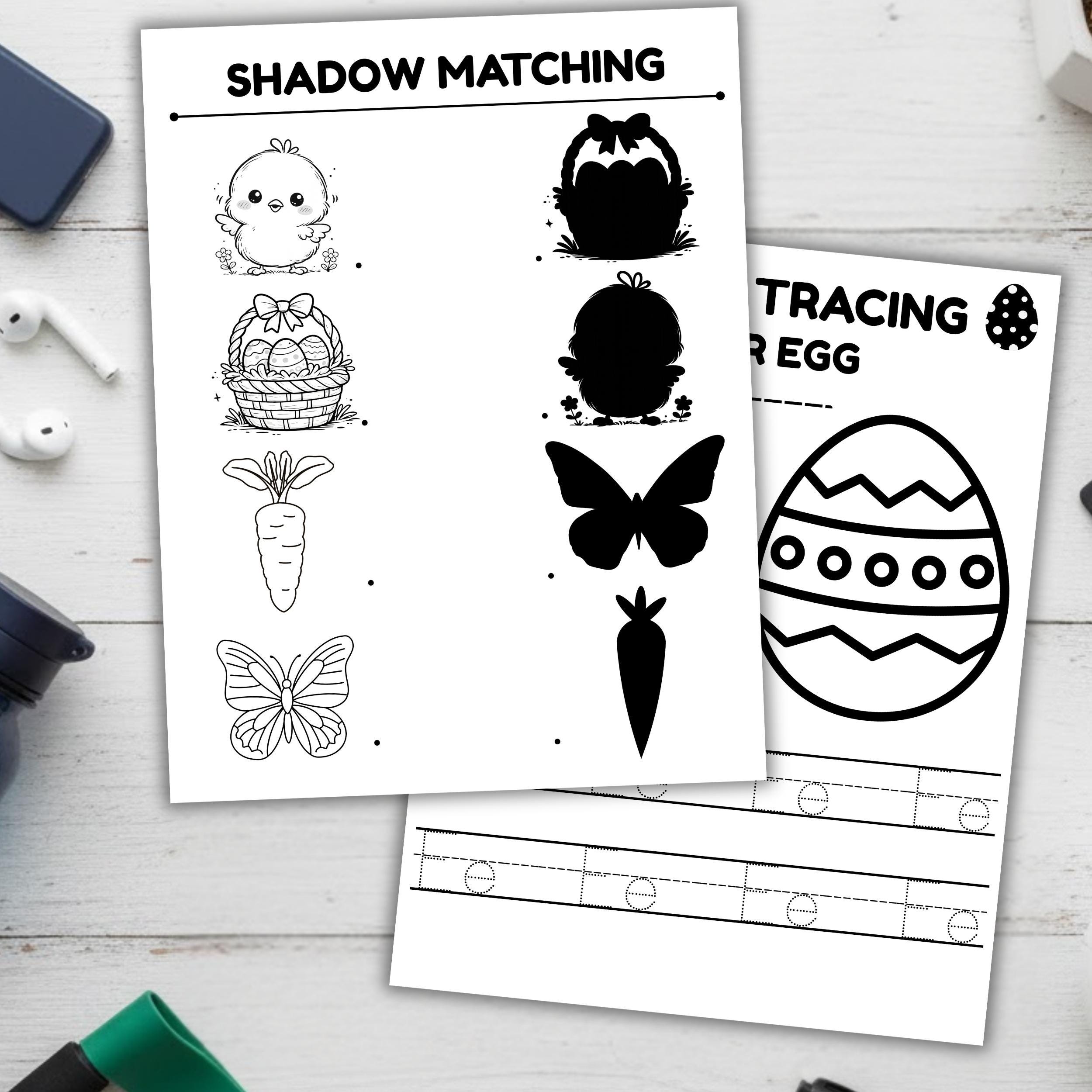 Editable Easter Activity Sheet Canva Template, Kids Worksheet Busy Page ...