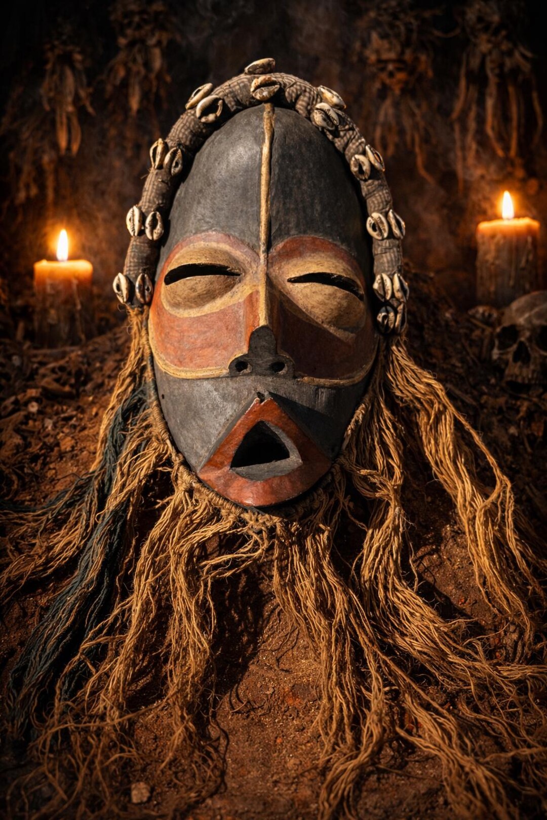 Relic Mask RAKU N’DATH Shadow Shaman Mask – African War Invocation Relic - Etsy