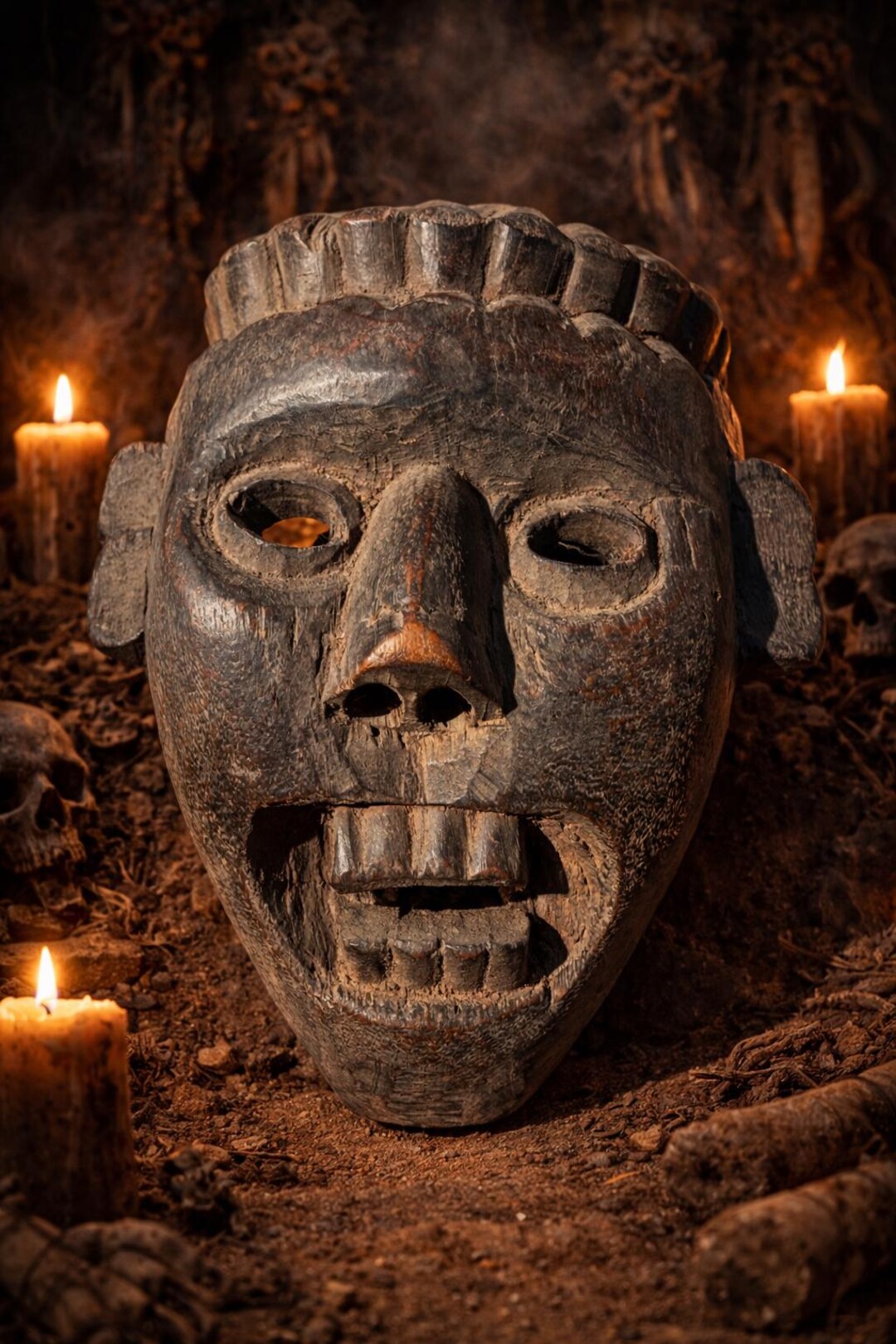 Bone Ritual Mask KALU M’REX Bone Enforcer Mask – African War Relic - Etsy