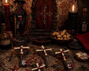 La llave de la cruz de huesos de Papa Legba