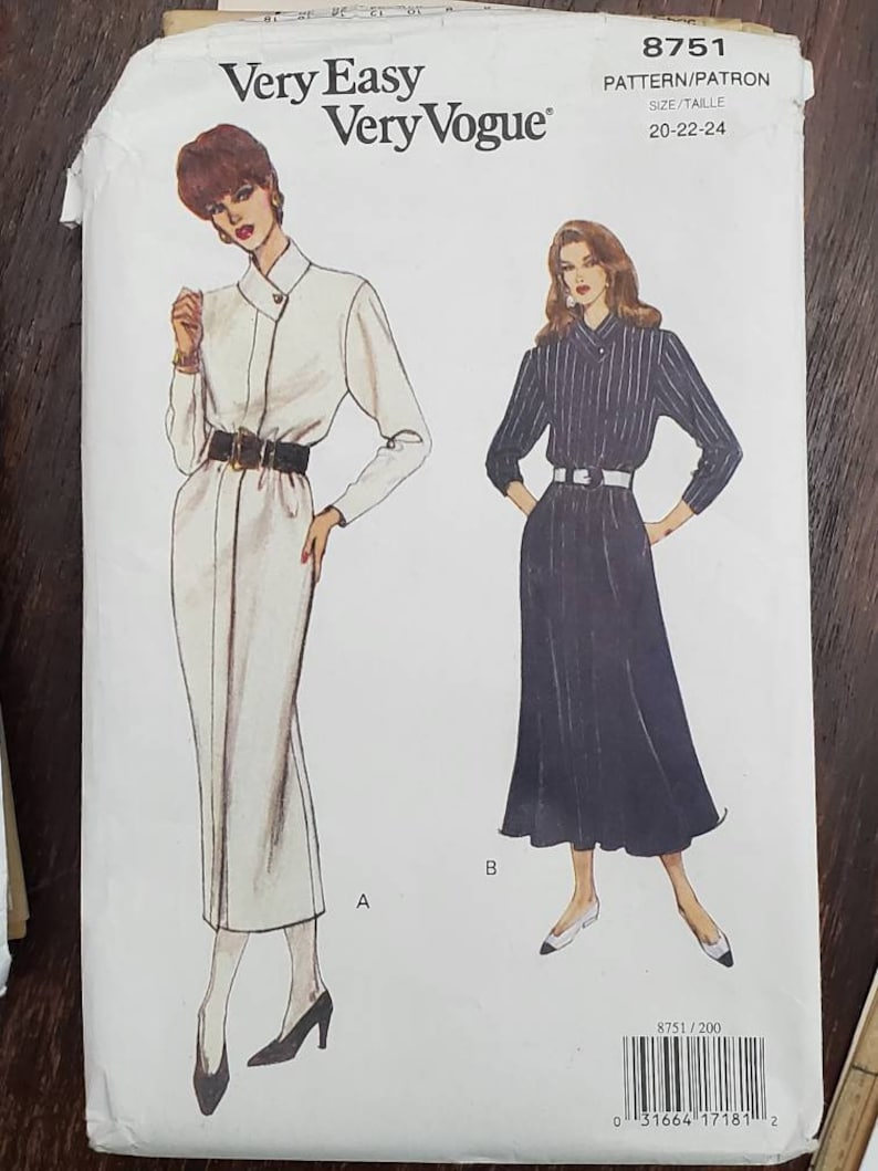 UNCUT: 90's Vogue Patterns, Vogue 7115, Vogue 7961, Vogue 8696, Vogue ...