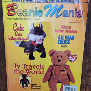 Beanie Mania Magazine, Furbys and Teenies hit McDonald&#39;s, July 1999, Your Ultimate Beanie Source, Ty Beanie Babies Magazine, Beans Around th