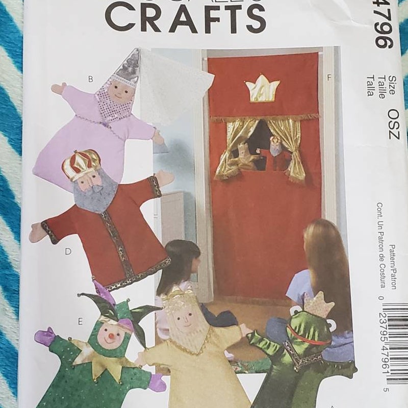 Hand Puppet Pattern Etsy