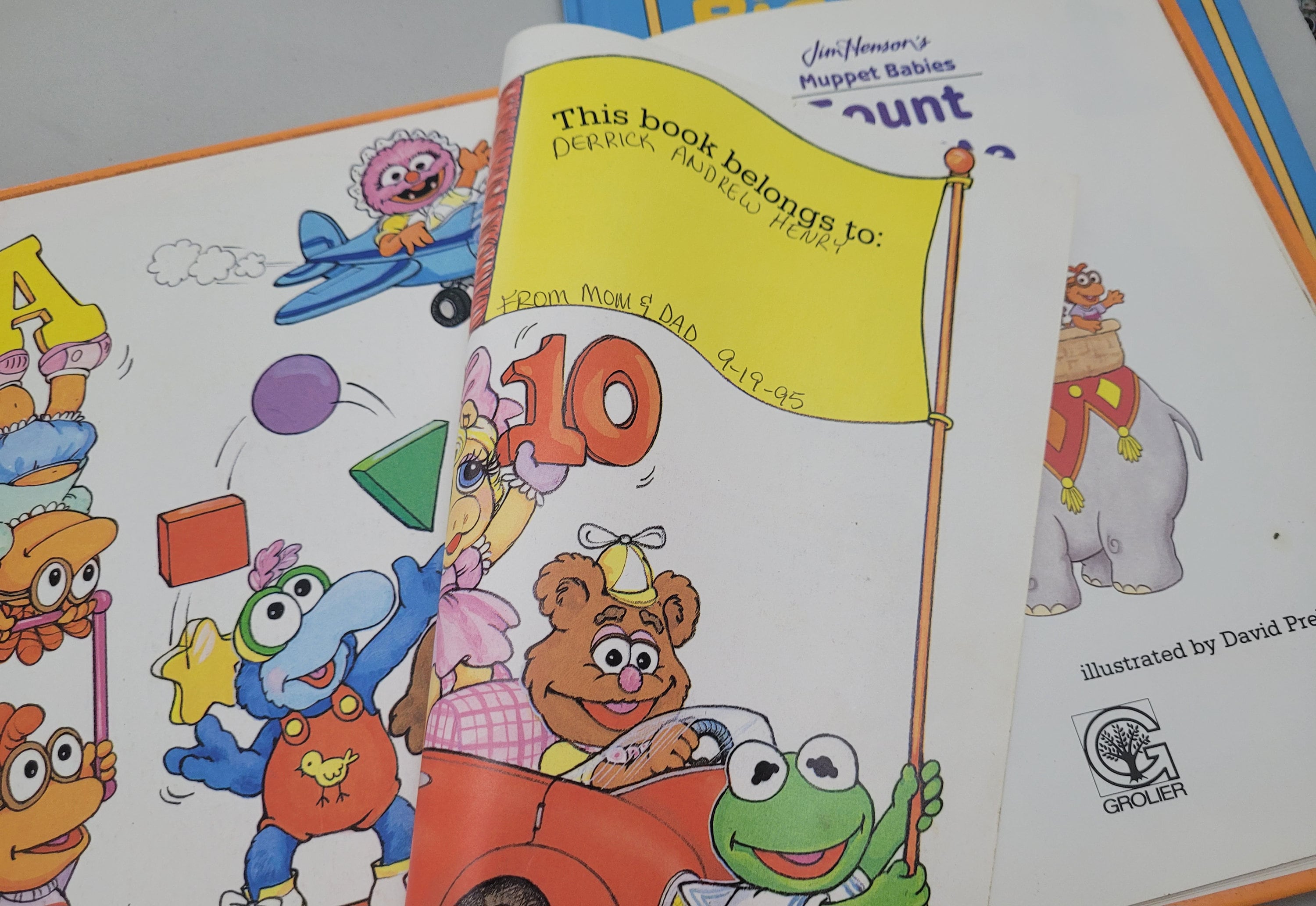Set of 4 Jim Henson's Muppet Babies Books: Piggy Visits the Doctor, Big ...