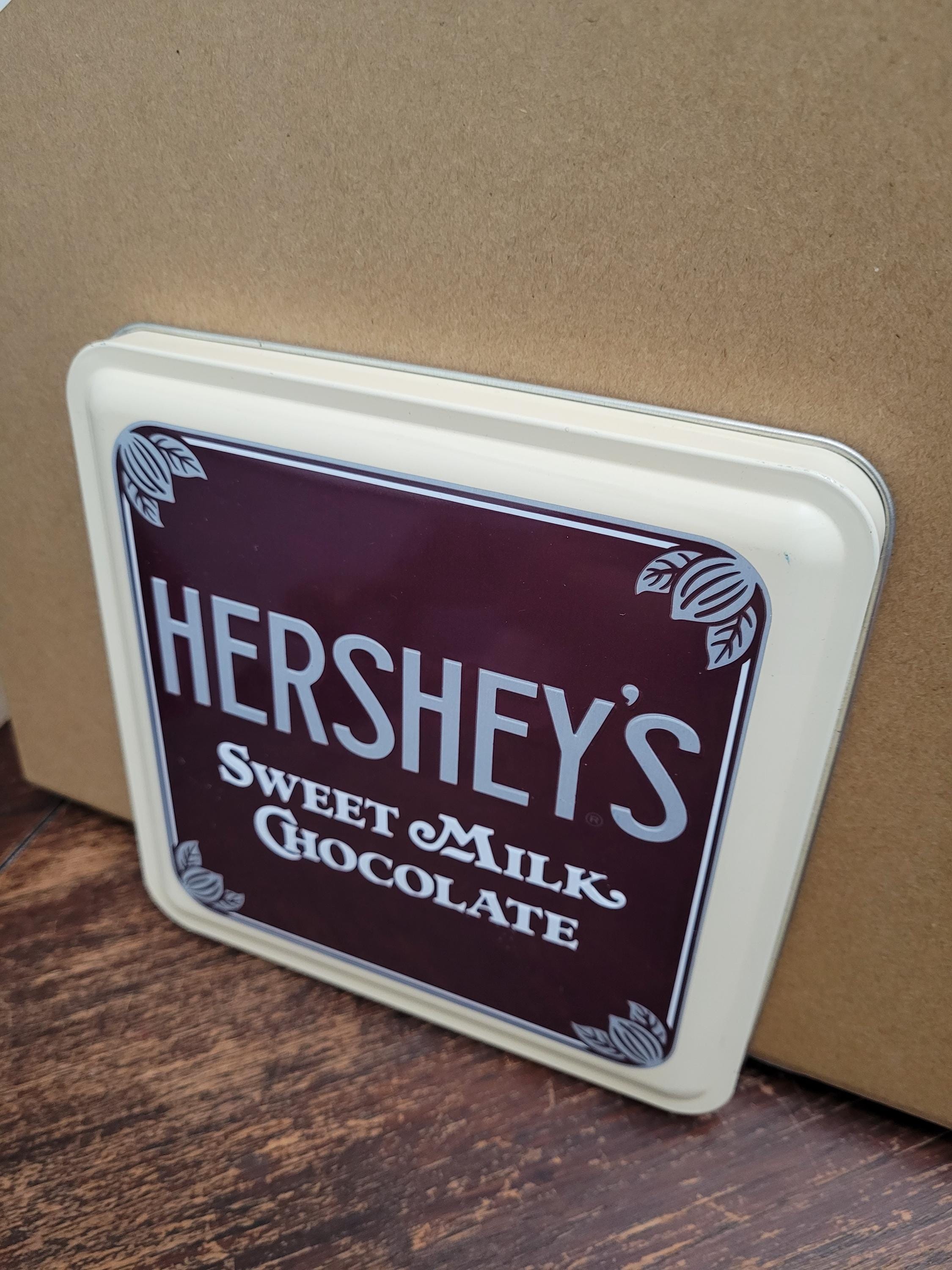 1990 Collectible Hershey's Sweet Milk Chocolate Tin, 1912-vintage