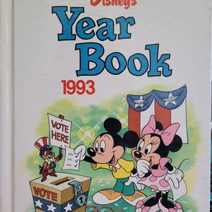 Walt Disney's Year Book 1993, Disney's Wonderful World of Reading, 1993 Yearbook, Grolier Enterprises Inc.