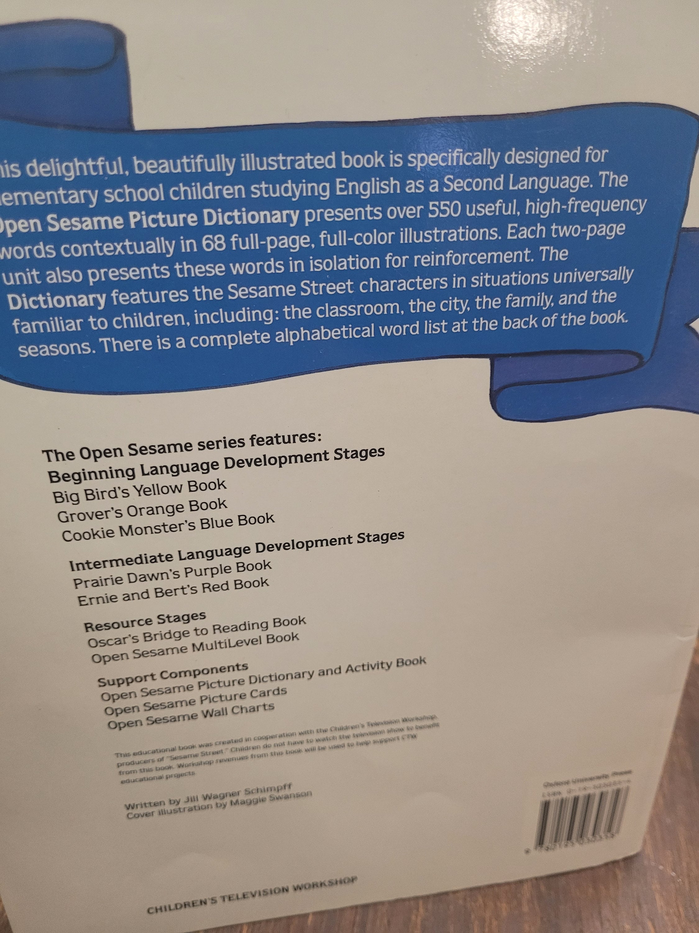 Open Sesame Picture Dictionary, English as