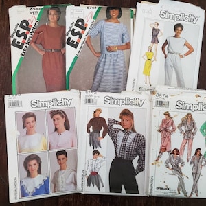 UNCUT: Simplicity 6533 Pattern, Simplicity 6761, Simplicity 7428 Pattern, Simplicity 7995, Simplicity 8742, Simplicity 8874, Simplicity 5071