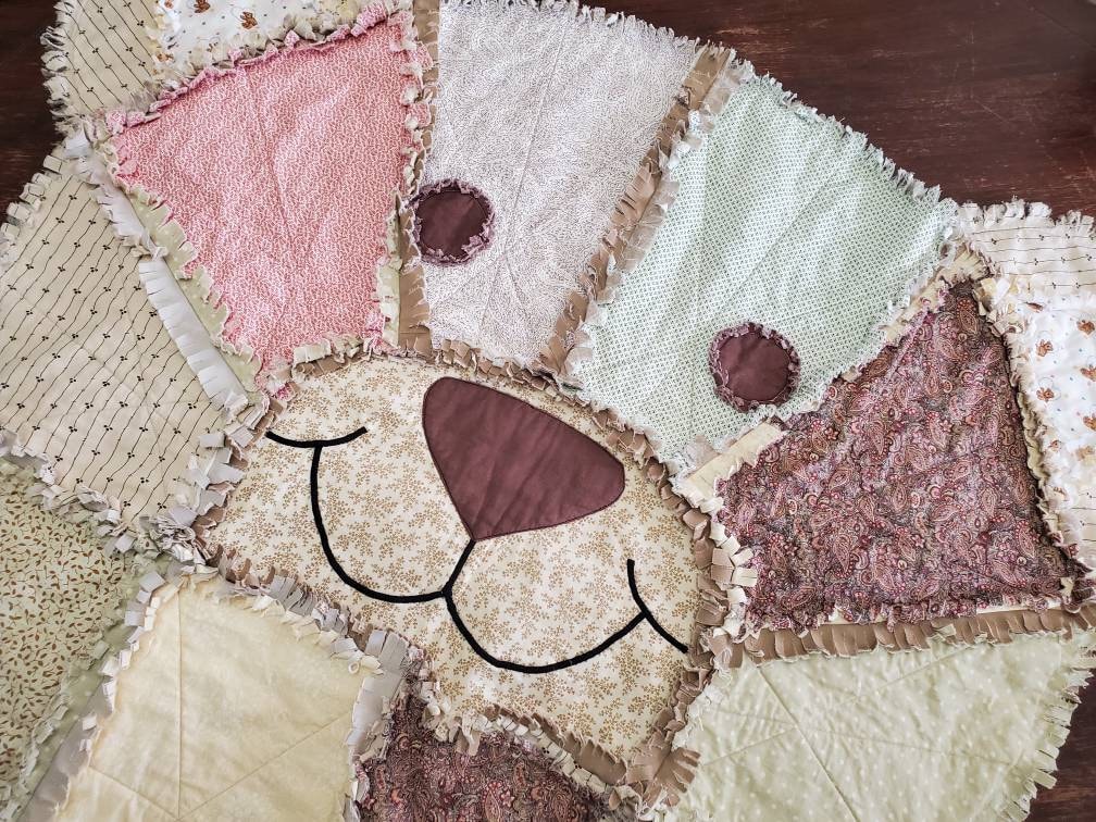 Rag Teddy Bear Quilt Patterns - Etsy rag-teddy-bear-quilt-patterns-etsy