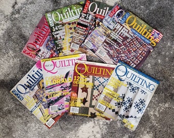 McCall's Quilting Magazines, Robert Callahan's Mystery Quilt, Wool & Bead table runner Quilt for a Cure Issue, Patriotic Quilts, Jimmy Beyer