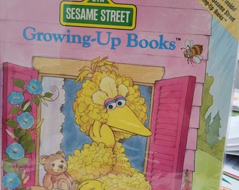 Sesame Street Growing-Up Books, Set of 3 feat. Jim Henson's Sesame Street Muppets: Big Bird Can Share, Just Like Ernie, When is MY Birthday