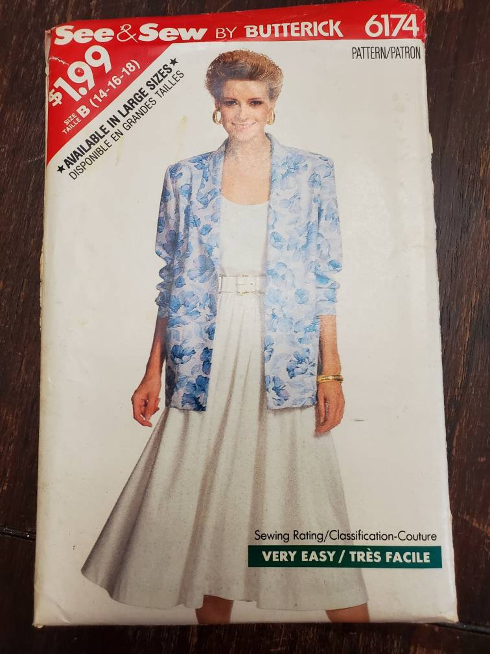 UNCUT See and Sew 6174 Pattern by Butterick. Misses' Etsy