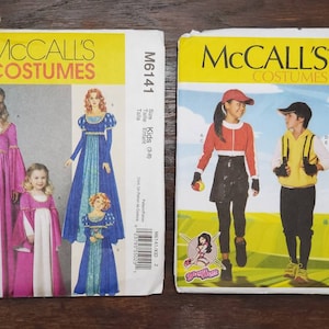 UNCUT: McCall&#39;s M6141, 6141 Costume Pattern, Renaissance Faire Costume Pattern, McCall&#39;s M7552, 7552 Pattern, Yaya Han Pattern, Jacket Patte