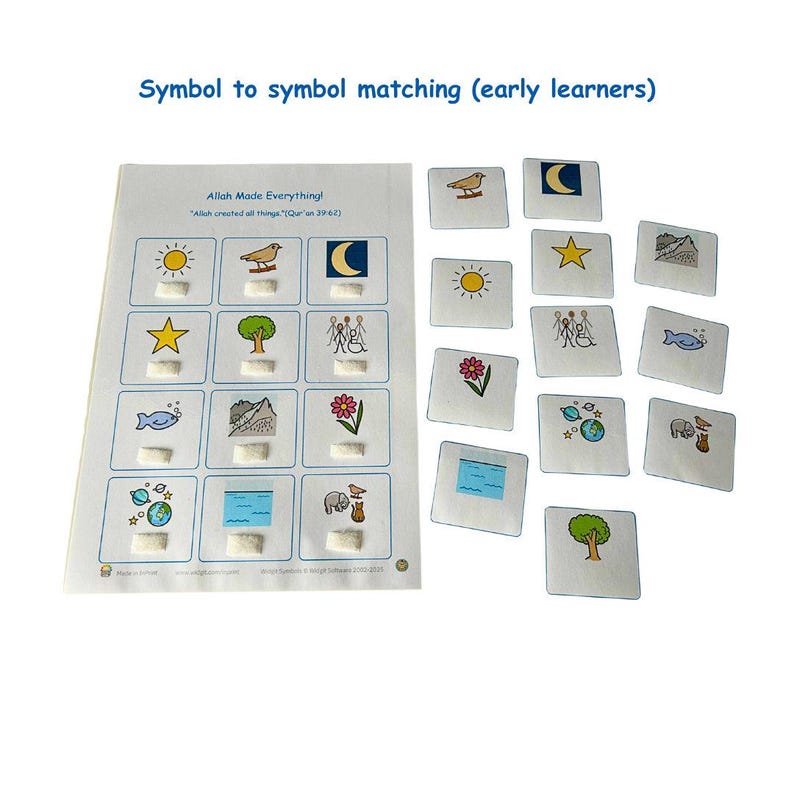 Widget Inprint Allah Made Everything – Islamic SEN Worksheets | Widgit Inprint Symbols ...