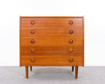 Danish Mid Century Teak Dresser- (327-014)