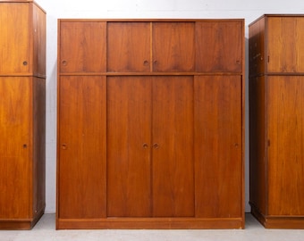 Danish Modern Teak Wardrobe - (327-057)