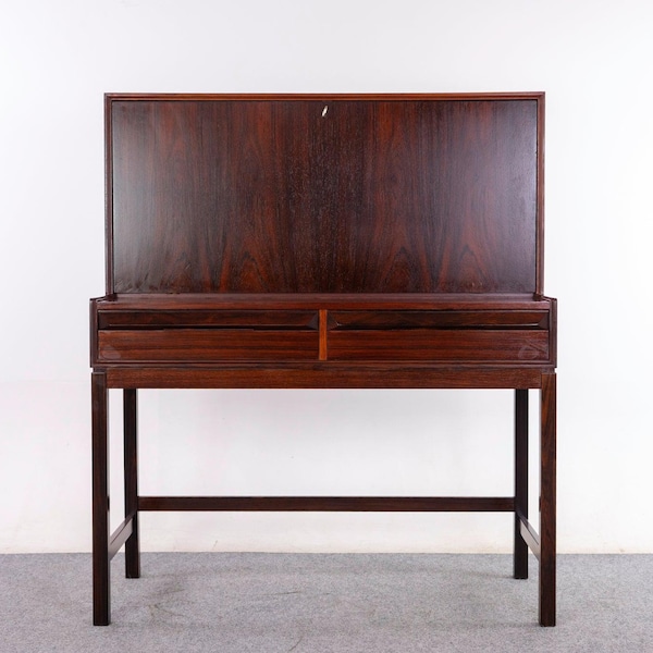 Rosewood Norwegian Secretary Desk by Bruksbo - (D1477)