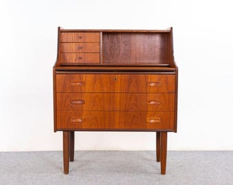 Danish Modern Teak Secretary Desk by Hambjerg Møbelfabrik - (327-135)