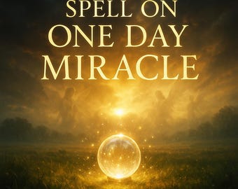 Miracolo in un giorno: trasforma la tua vita da un giorno all'altro con un potente incantesimo di manifestazione