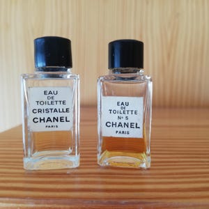 vintage Chanel miniatures, Chanel n 5 mini and Cristall from the 80s.